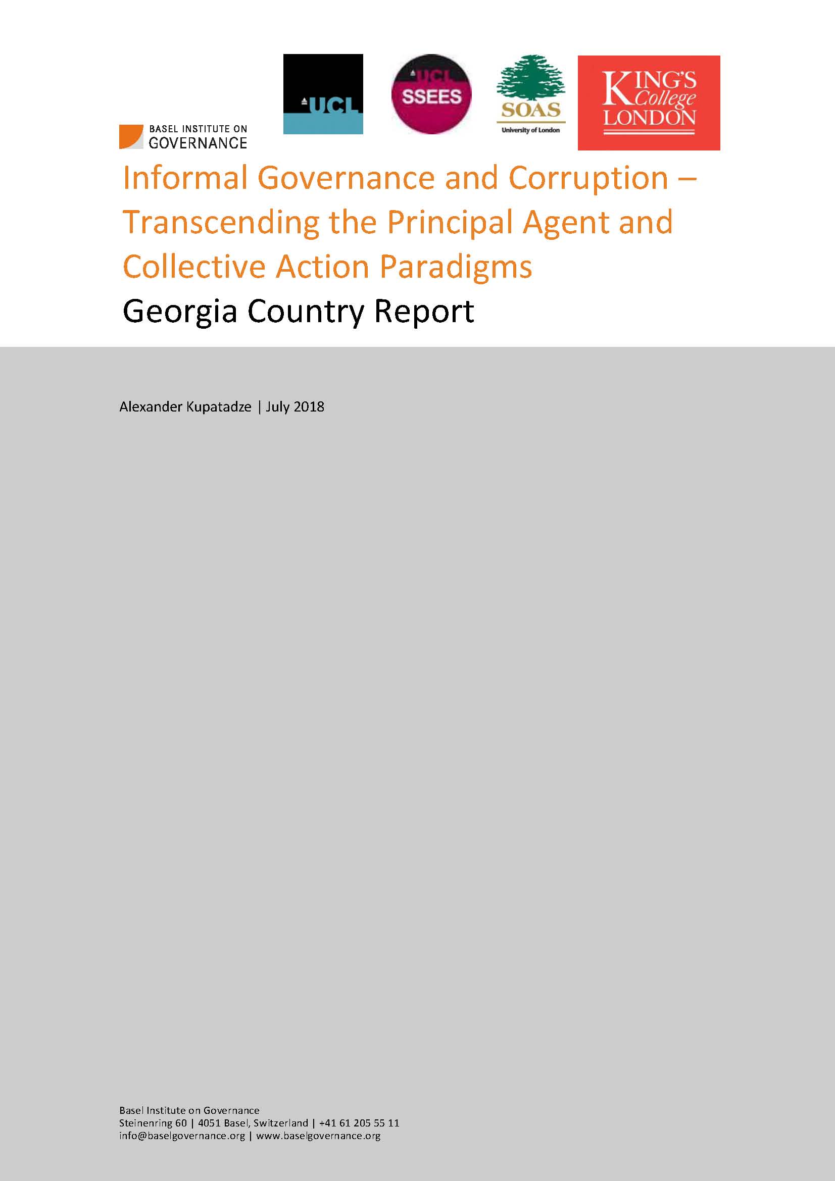 Cover page