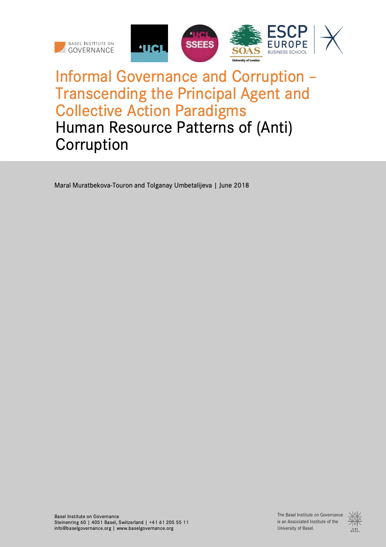 Informal Governance Human Resource cover page