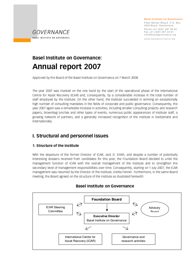 Annual Report 2007