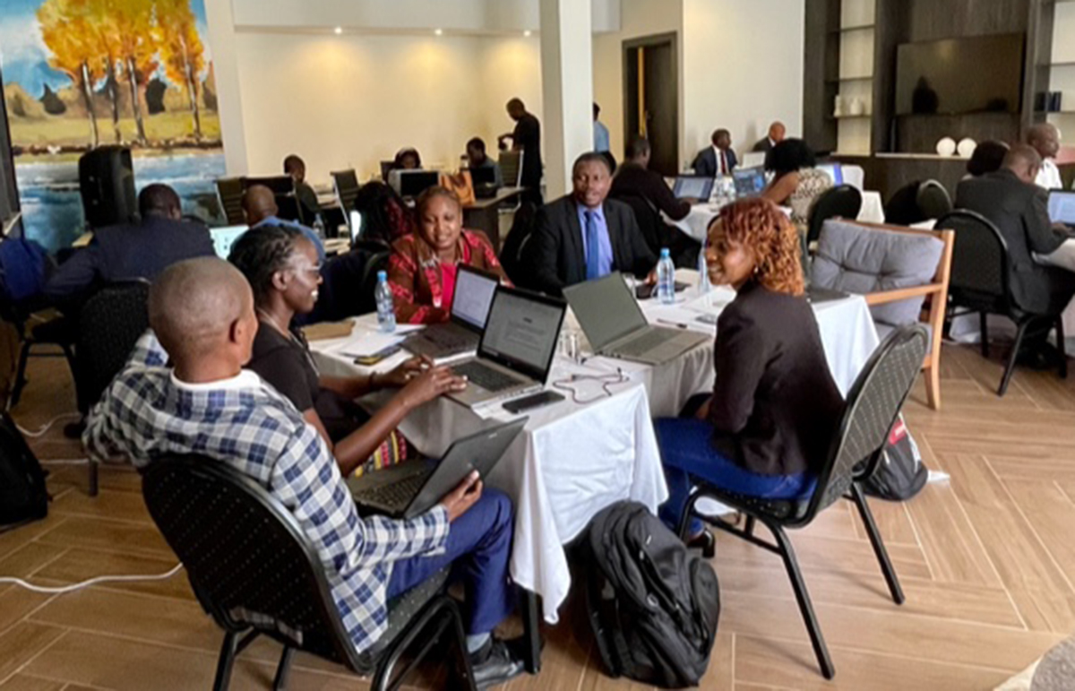 Participants in an ICAR training programme in Zambia