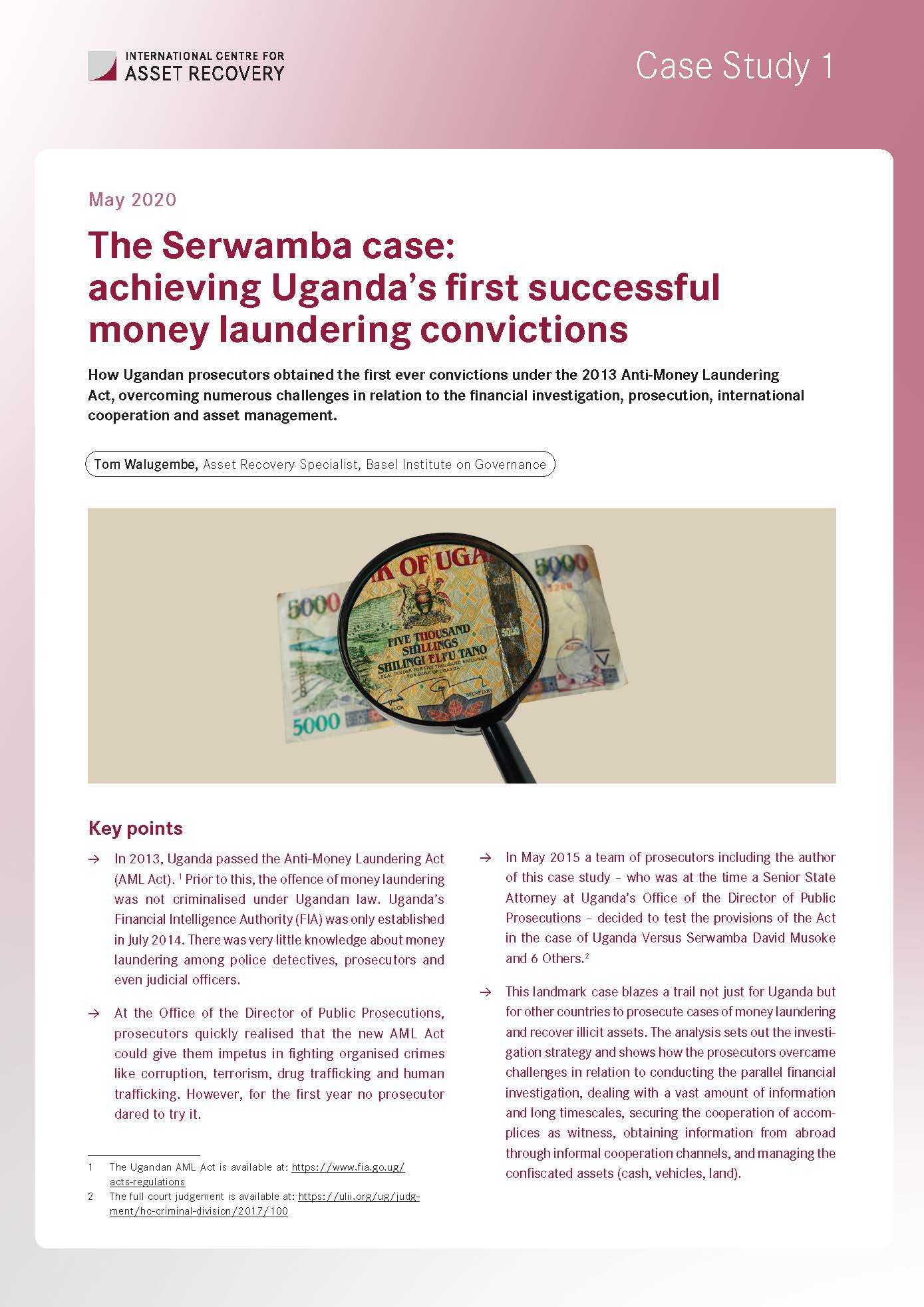 Cover of case study 1