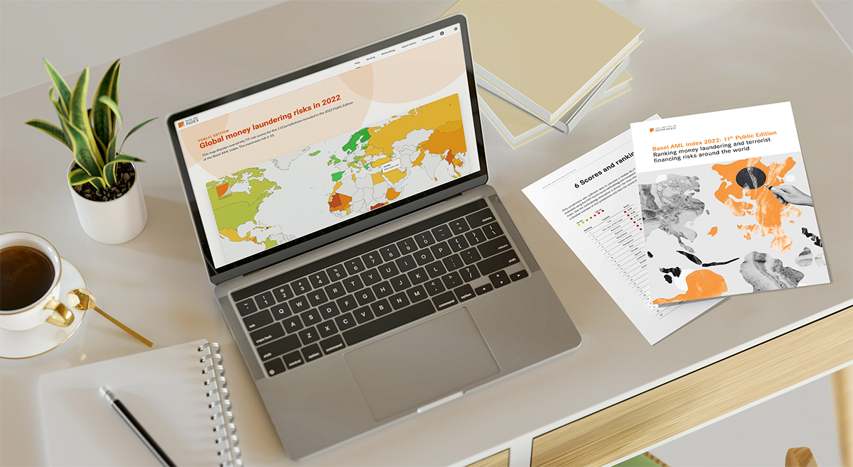 Basel AML Index map and report 2022