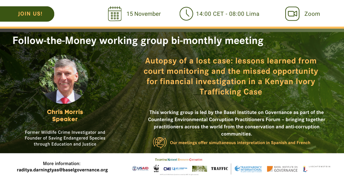 Follow the money working group November 2023 English