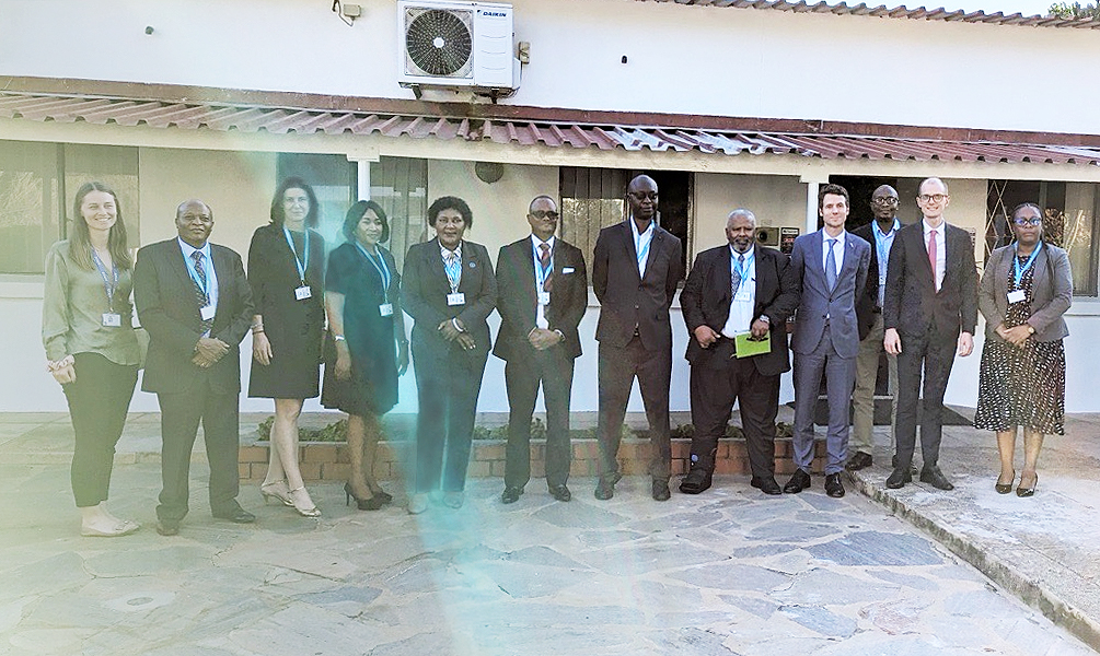 Steering Committee Meeting participants under the Support to Zambia’s Multi-Agency Approach to Fighting Corruption programme