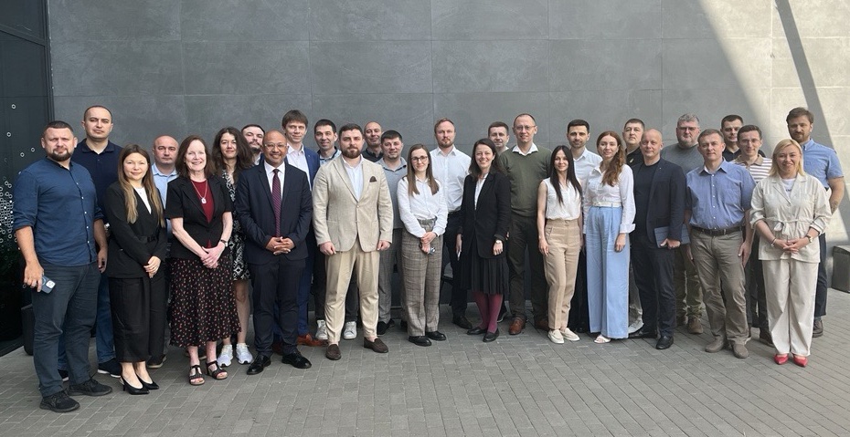 Ukraine training team and participants