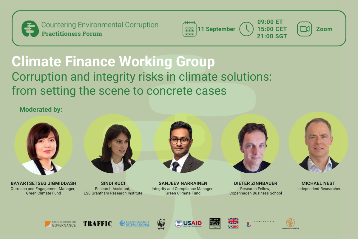 Climate Finance working group meeting September