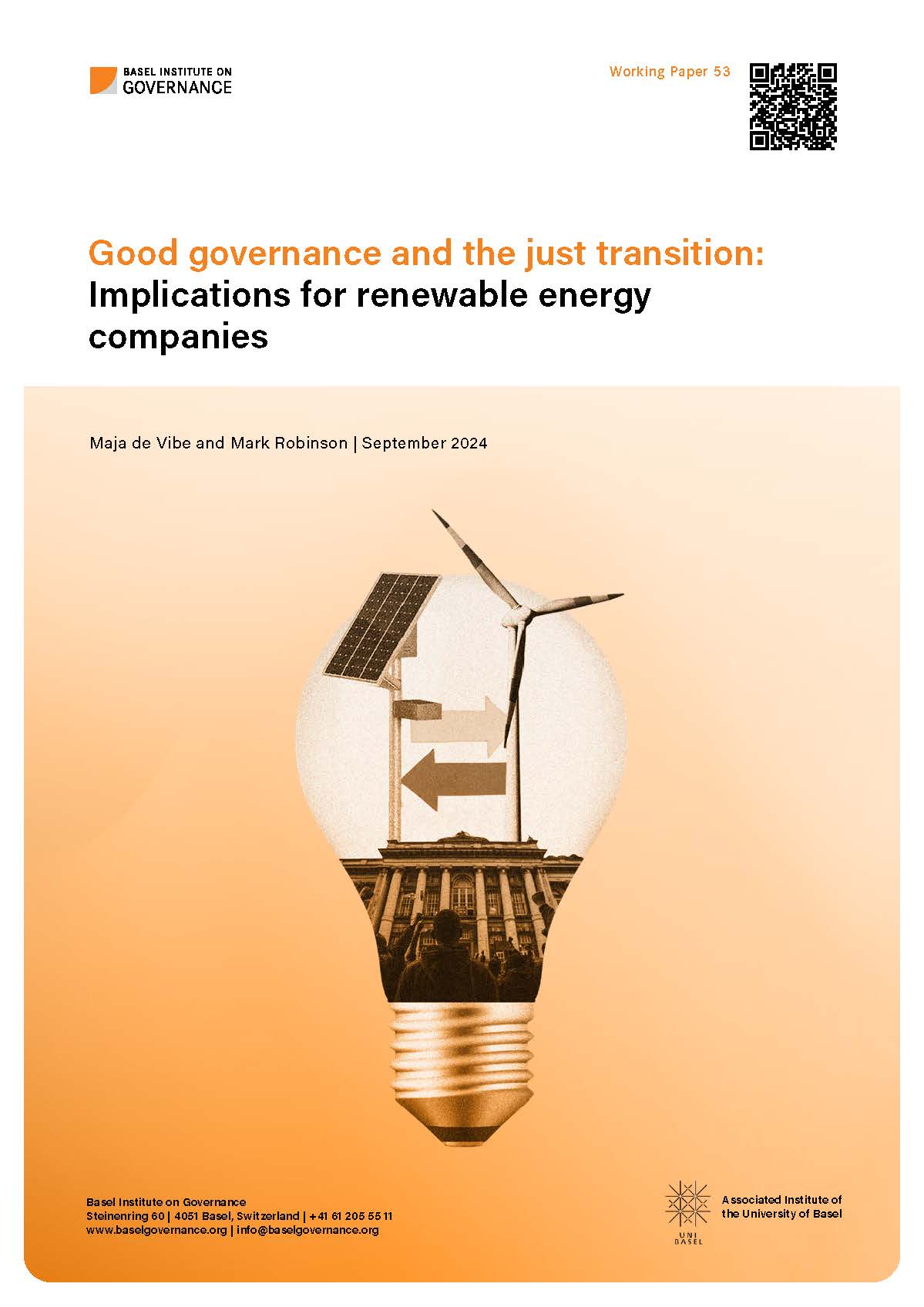 Cover page of Working Paper 53