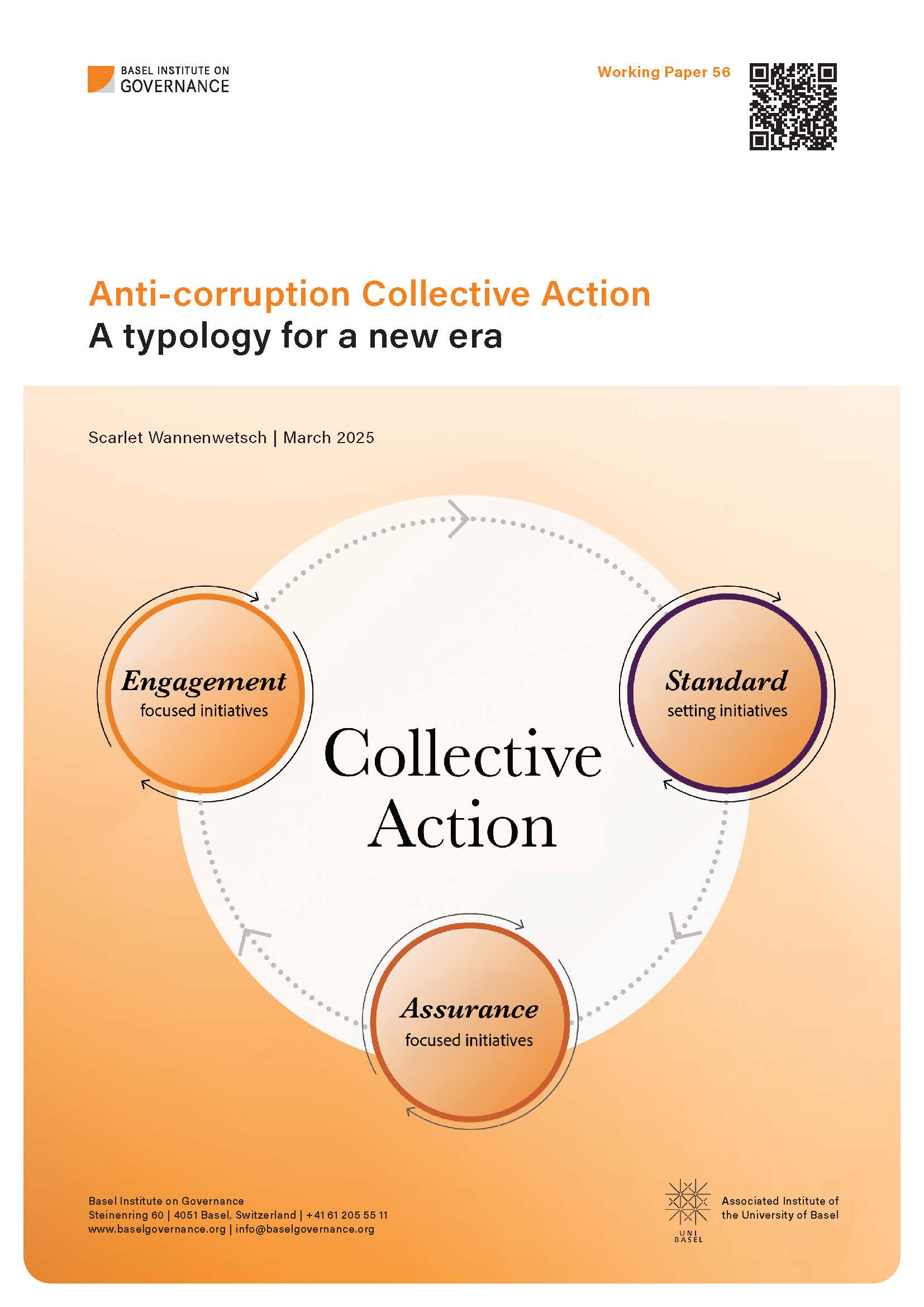 Cover page of Working Paper 56 on Collective Action typology