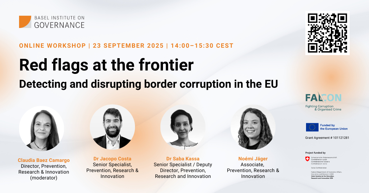 FALCON workshop on border corruption 23 Sep 2025