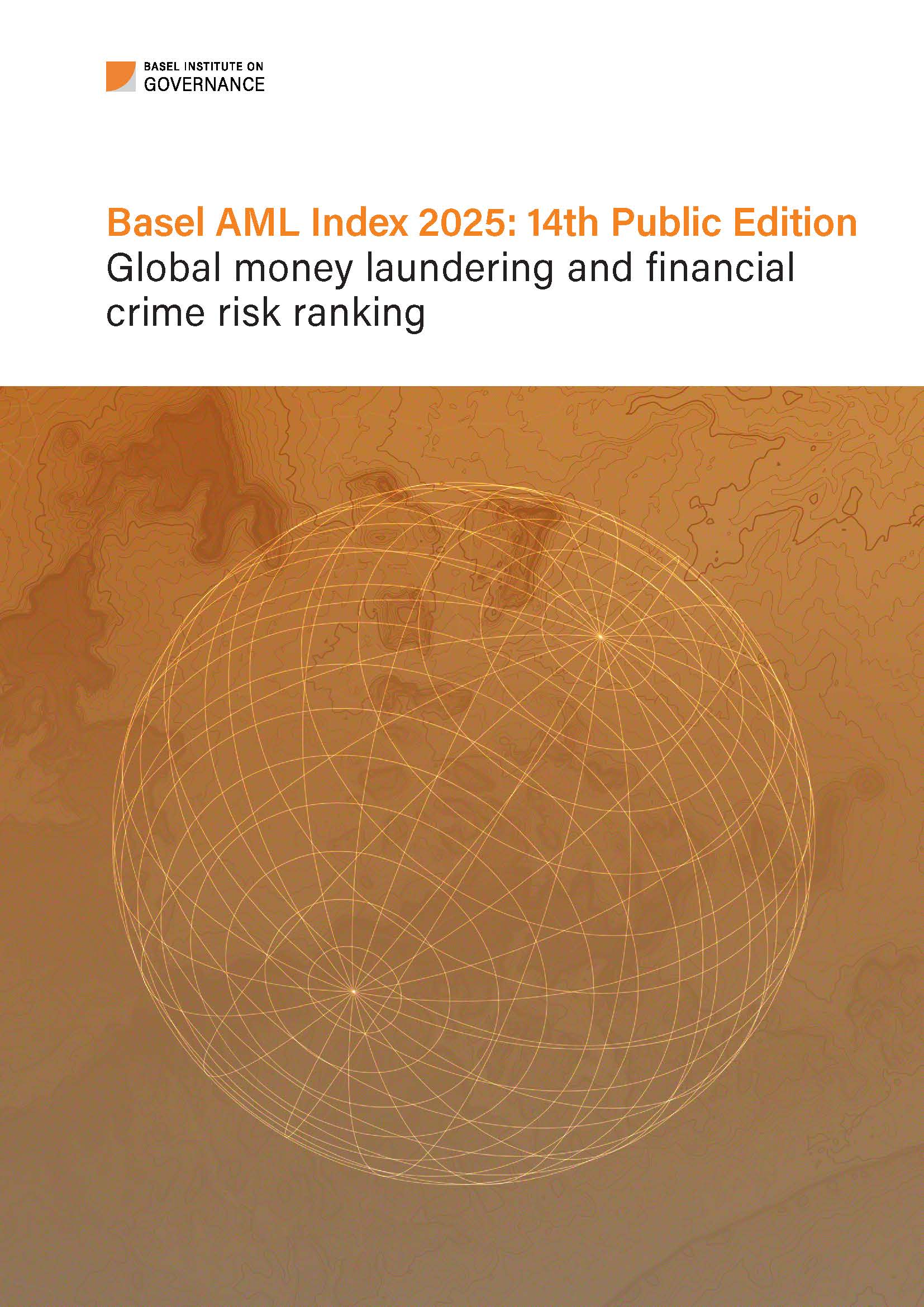 Cover page of the report accompanying the Public Edition of the 2025 Basel AML Index